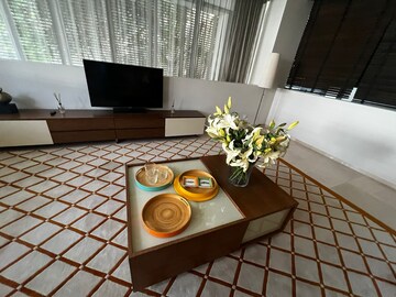 Living Room in 6 BHK Villa at Embassy Boulevard, Yelahanka – for Rent