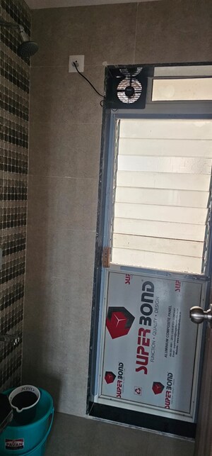 Bathroom in 1 BHK Apartment at Bhairaav Goldcrest Residency, Ghansoli – for Rent