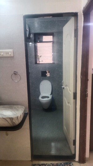 Bathroom in 2 BHK Apartment at Kopar Khairane Sector 14 – for Rent