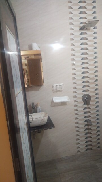 Bathroom in 2 BHK Apartment at Kopar Khairane Sector 14 – for Rent
