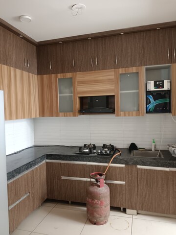 Kitchen in 3 BHK Apartment at Gulshan Bellina, Sector 16 Greater Noida – for Rent