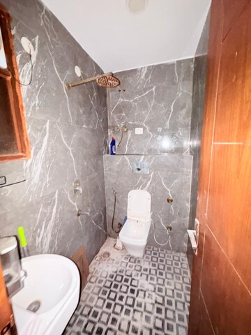 Bathroom in 2 BHK Independent House at Chattarpur – for Rent