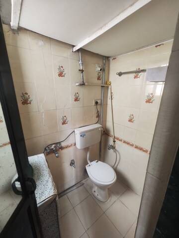 Bathroom in 1 BHK Apartment at NG Park, Dahisar East – for Rent