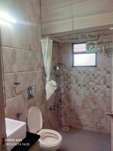 Bathroom in 1 BHK Apartment at Nutan Madhuban Apartment, Worli – for Rent