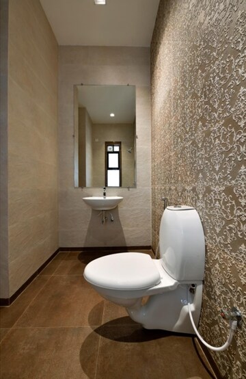 Bathroom in 3 BHK Apartment at Krishh Celestia, Kharghar – for Rent