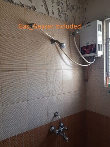 Bathroom in 1 BHK Apartment at Kaushalya Heights, Kharadi – for Rent