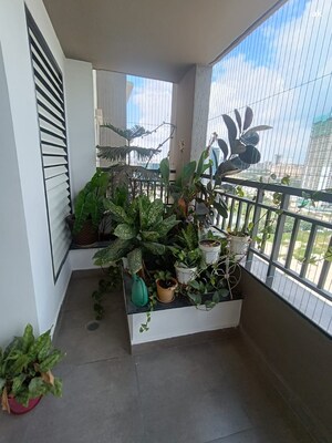 Balcony in 3 BHK Apartment at Kokapet – for Rent