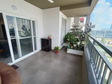 Balcony in 3 BHK Apartment at Kokapet – for Rent