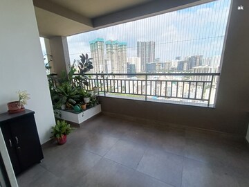 Balcony in 3 BHK Apartment at Kokapet – for Rent
