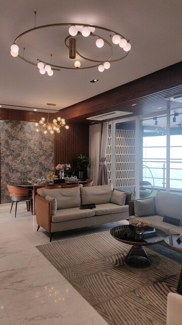 Living Room in 3 BHK Apartment at Ruparel Ariana, Parel – for Sale