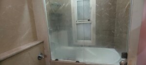 Bathroom in 2 BHK Apartment at Tharwani Heights, Sanpada – for Rent