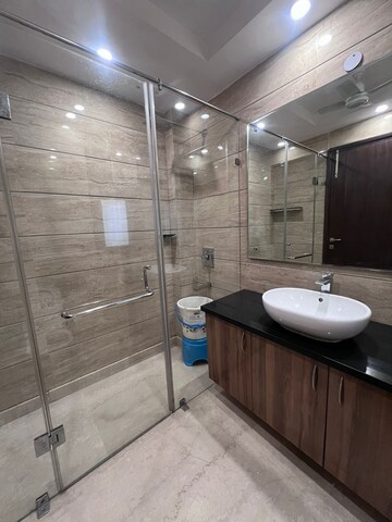 Bathroom in 3 BHK Builder Floor at Greater Kailash I – for Rent