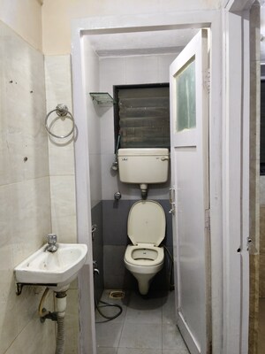 Bathroom in 1 BHK Apartment at Krishna Galaxy Santacruz, Santacruz East – for Rent