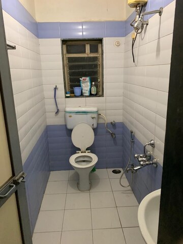 Bathroom in 3 BHK Apartment at Awesome Heights, Andheri East – for Rent