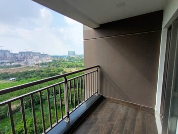 Balcony in 3 BHK Apartment at Frontline Seven, Kokapet – for Rent