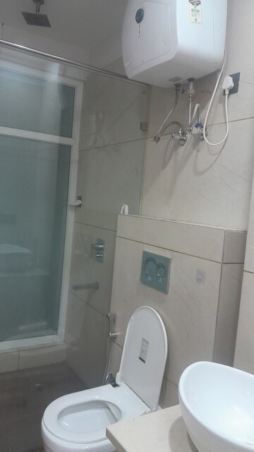 Bathroom in 2 BHK Builder Floor at Unitech South City II, Sector 50 – for Rent