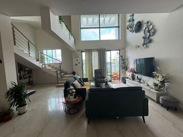Living Room in 5 BHK Penthouse at The Address Maker The Five Summits, Whitefield – for Sale