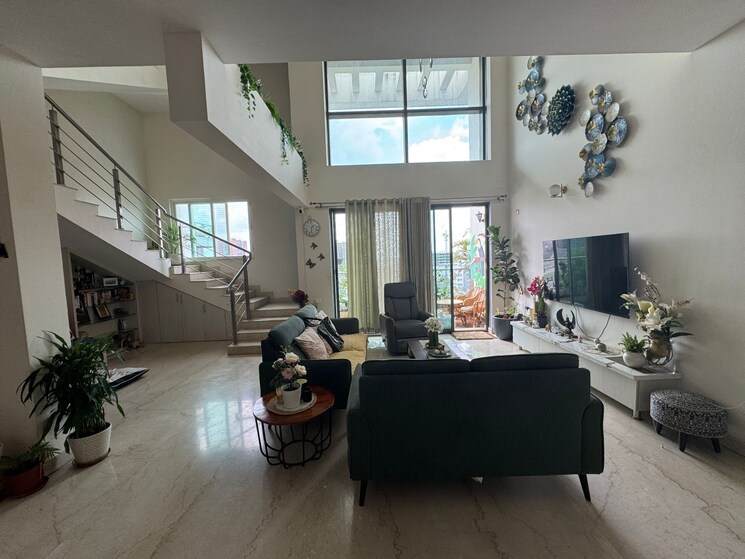 Living Room, the-address-maker-the-five-summits 5 Bedroom 4500 Sq.Ft. Penthouse In Whitefield Bangalore 9208416