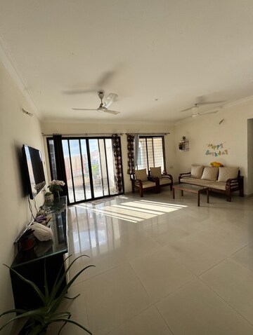 Living Room in 3 BHK Apartment at Kapil Tranquil Greens, Baner – for Rent