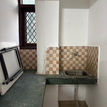Kitchen in 1 RK Builder Floor at Paryavaran Complex – for Rent