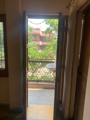 Balcony in 1 BHK Apartment at Sarita Vihar – for Rent