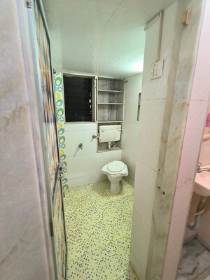 Bathroom in 1 BHK Apartment at Diamond Garden, Chembur – for Rent
