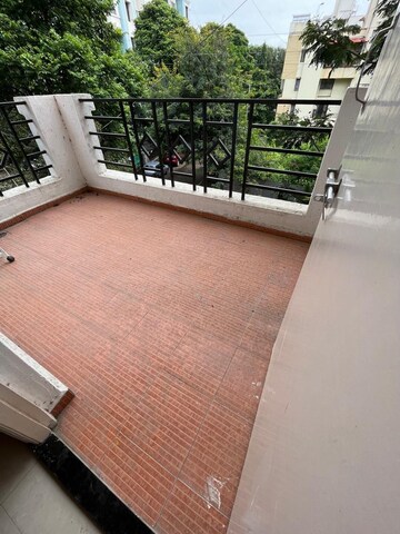 Balcony in 2 BHK Apartment at Sharada Spandan Apartments, Warje – for Rent