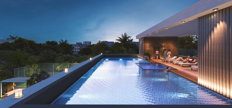 Swimming Pool, rohan-saroha 3 Bedroom 1049 Sq.Ft. Apartment In Bhugaon Pune 9208614