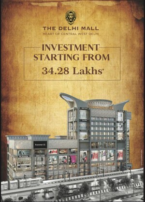  Shop – Exterior View View at Raheja The Delhi Mall, Patel Nagar - for Sale