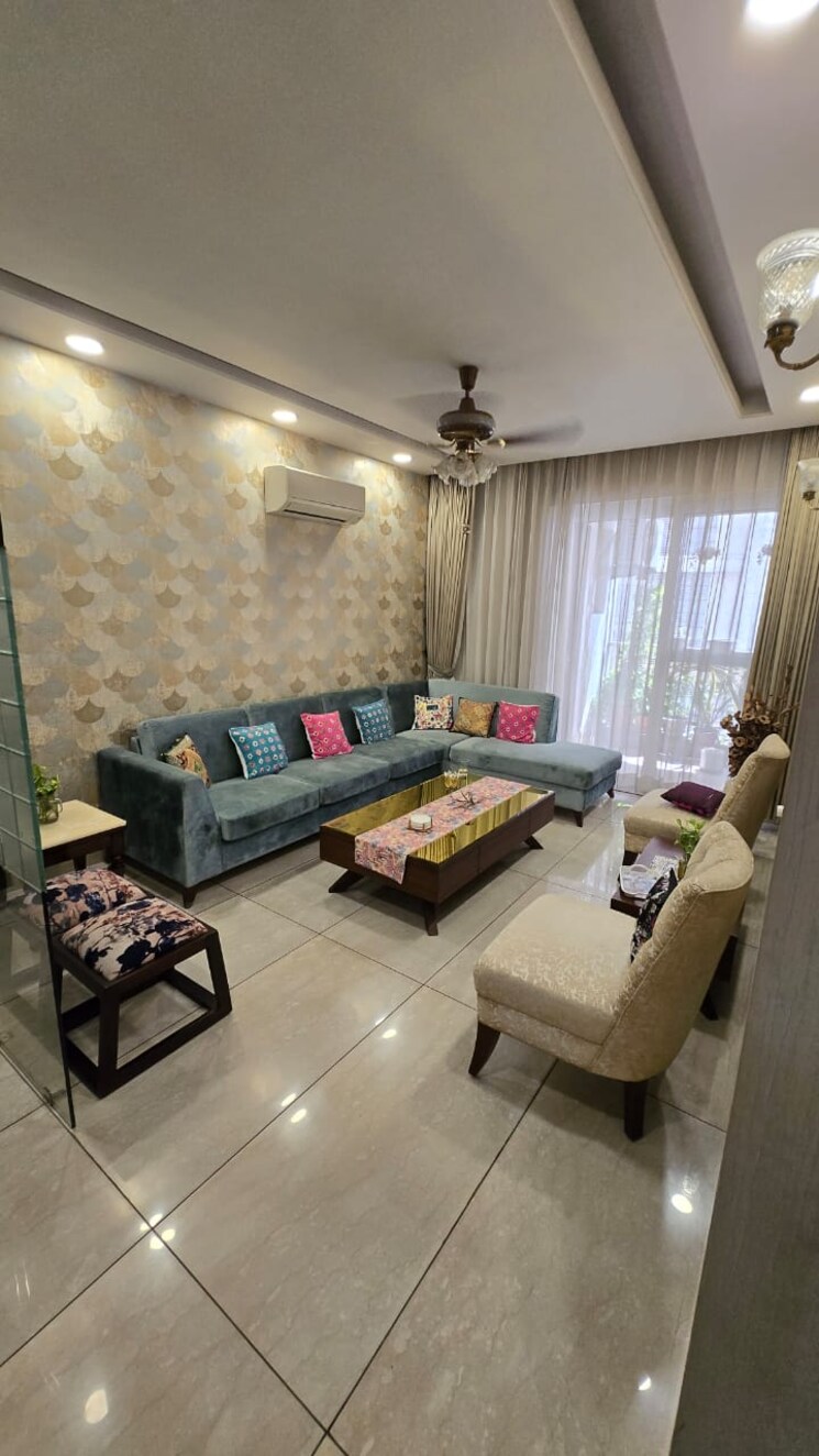 Living Room, sushma-crescent 3 Bedroom 1850 Sq.Ft. Apartment In Dhakoli Zirakpur 9208640