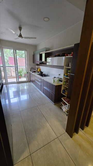 Kitchen in 3 BHK Apartment at Sushma Crescent, Dhakoli – for Rent