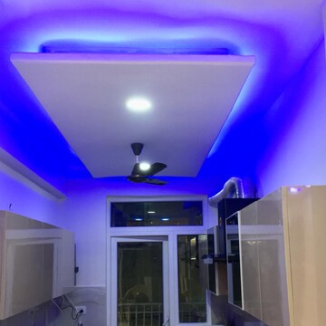 Living Room in 3 BHK Apartment at Golden Sand Apartments, Dhakoli – for Rent