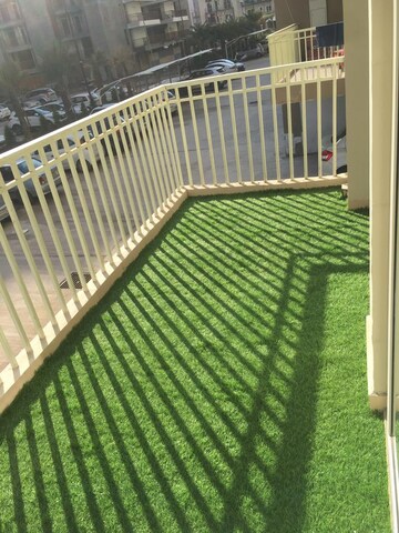 Balcony in 3 BHK Apartment at Golden Sand Apartments, Dhakoli – for Rent