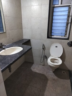 Washroom in 3 BHK Apartment at Rahatani – for Rent