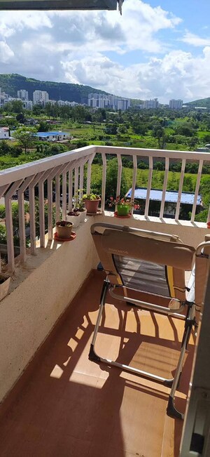 Balcony in 2 BHK Apartment at Vilas Javdekar Yashwin Anand, Sus – for Rent