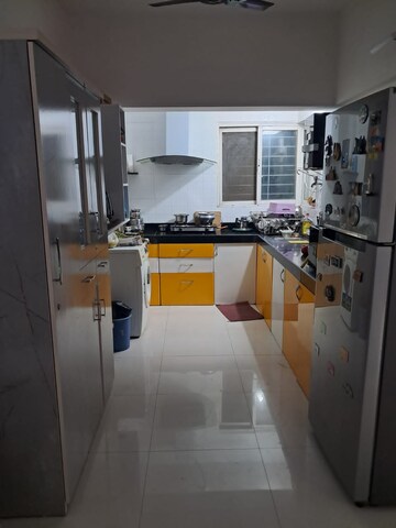 Kitchen in 2 BHK Apartment at Mirchandani Palms, Rahatani – for Rent