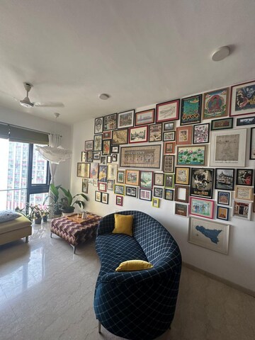 Living Room in 3 BHK Apartment at Lodha The Park, Worli – for Sale