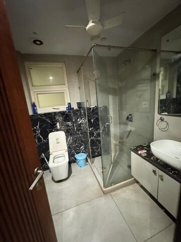 Attached Bathroom in 2 BHK Apartment at Jahaz Apartments, Paschim Vihar – for Rent