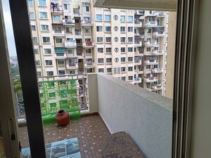 Balcony in 1 BHK Apartment at Aksha Vrundavan, Chikhali – for Rent