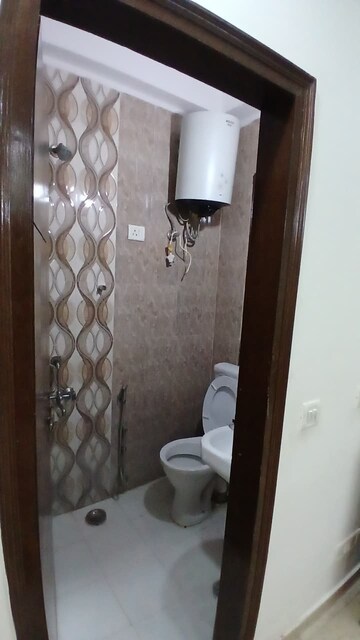 Bathroom in 2 BHK Builder Floor at Chattarpur – for Rent