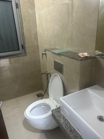 Bathroom in 3 BHK Apartment at DB Woods, Goregaon East – for Rent