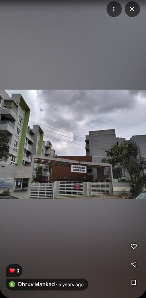 3 BHK Apartment For Rent in Sumadhuras Madhuram, Whitefield