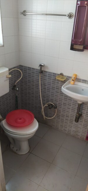 Bathroom in 2 BHK Apartment at MP Pandurangwadi Laxmi Niwas CHS, Goregaon East – for Rent