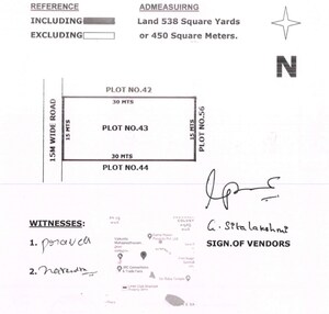  Plot – Map Location View at Film Nagar - for Sale