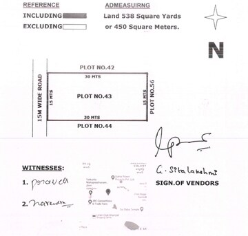  Plot – Map Location View at Film Nagar - for Sale