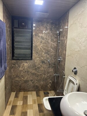 Bathroom in 3 BHK Apartment at Vasant Valley Complex, Malad East – for Sale