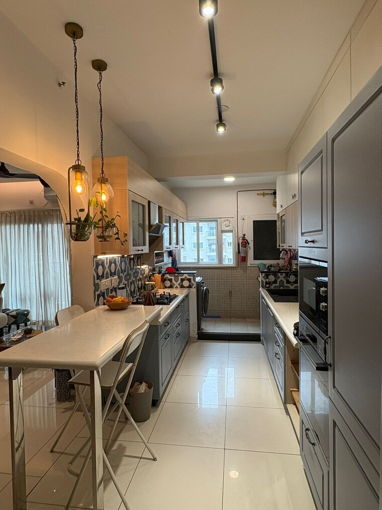 Kitchen, lnt-raintree-boulevard 3 Bedroom 1345 Sq.Ft. Apartment In Hebbal Bangalore 9209200