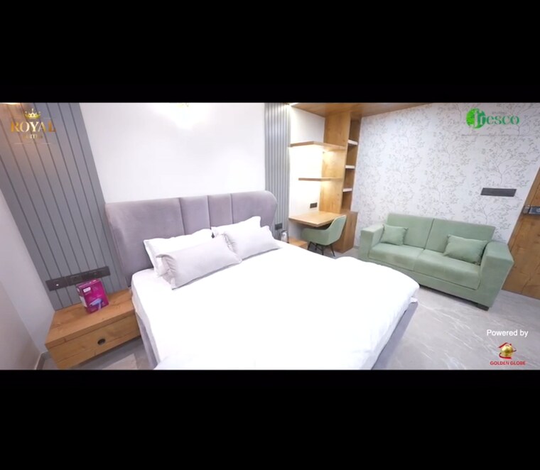 Bedroom, skyline-fresco Studio 512 Sq.Ft. Apartment In Bhakrota Jaipur 9209332