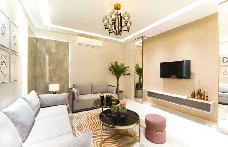 Living Room, smart-world-orchard 2.5 Bedroom 1150 Sq.Ft. Apartment In Sector 61 Gurgaon 9209322