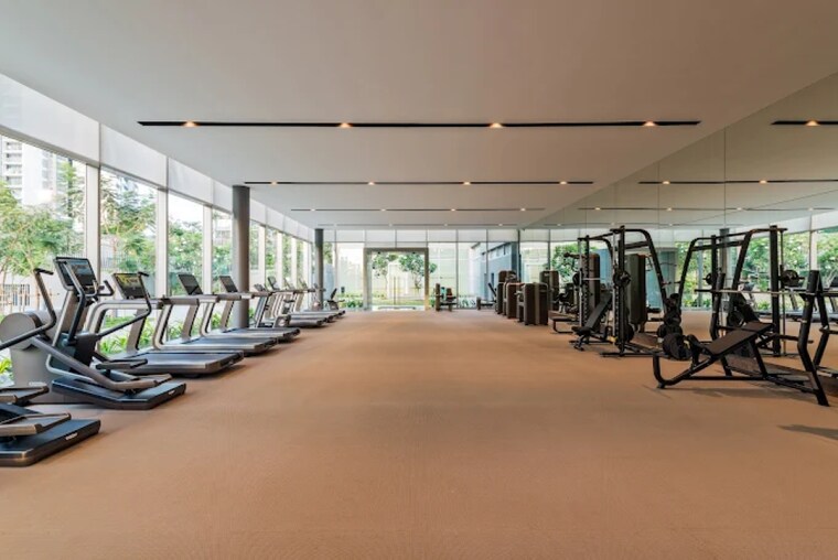 Gym, oberoi-realty-esquire 3 Bedroom 1367 Sq.Ft. Apartment In Goregaon East Mumbai 9209475